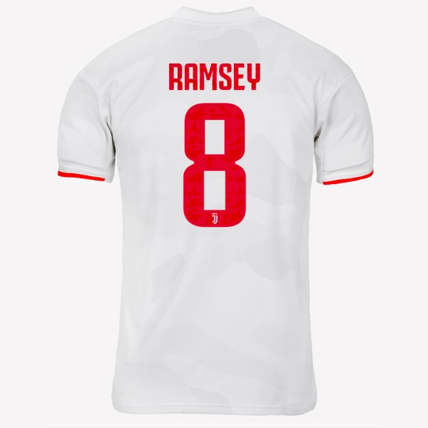 Camiseta Juventus NO.8 Ramsey 2ª 2019-2020 Gris Blanco